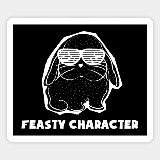 Feaster character Bunny with glasses Magnet